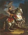 elector johann wilhelm von pfalz neuburg on horseback